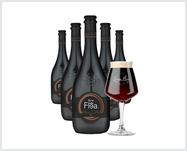 Birra Federico II Extra Ipa cassa da 12 bottiglie x 33 cl + 6 bicchier –  Tarateta